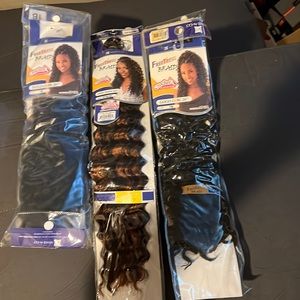 Freetress Braid Crochet Extensions Hair Bundle 1B & 1B/30